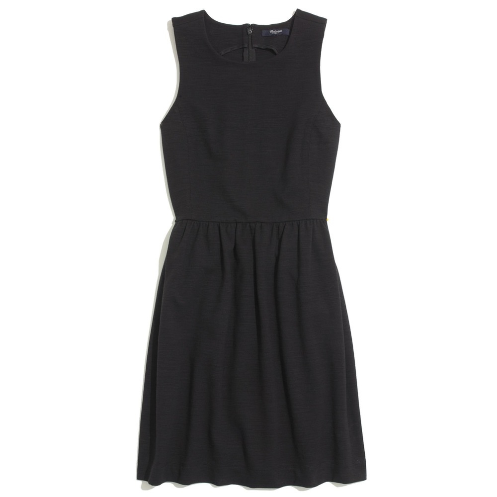 Madewell Afternoon Heathered Black Dress Small